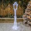 1. 5M Soft Acrylic Light Up Christmas Lamp Post with 170 White/Warm White Twinkling LEDs