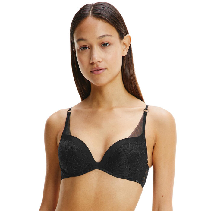 Calvin Klein CK Black Camellia Push Up Bra