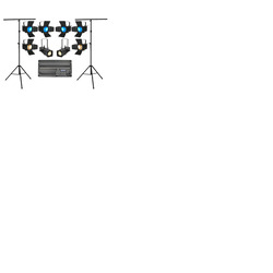 Professional Stage Light Set with LED Fresnel & Profile Spots