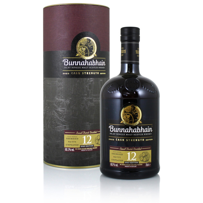 Bunnahabhain 12 Year Old Cask Strength 2023 Release