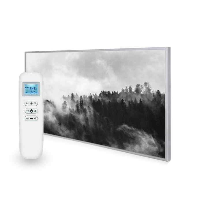 595x995 Clouded Trees Picture Nexus Wi-Fi Infrared Heating Panel 580W - Electric Wall Panel Heater