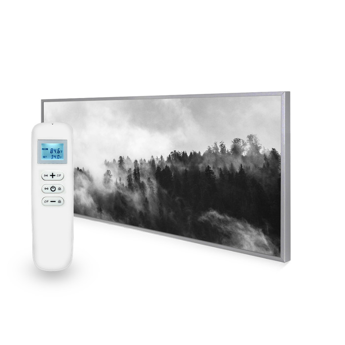 595x1195 Clouded Trees Picture Nexus Wi-Fi Infrared Heating Panel 700W - Electric Wall Panel Heater