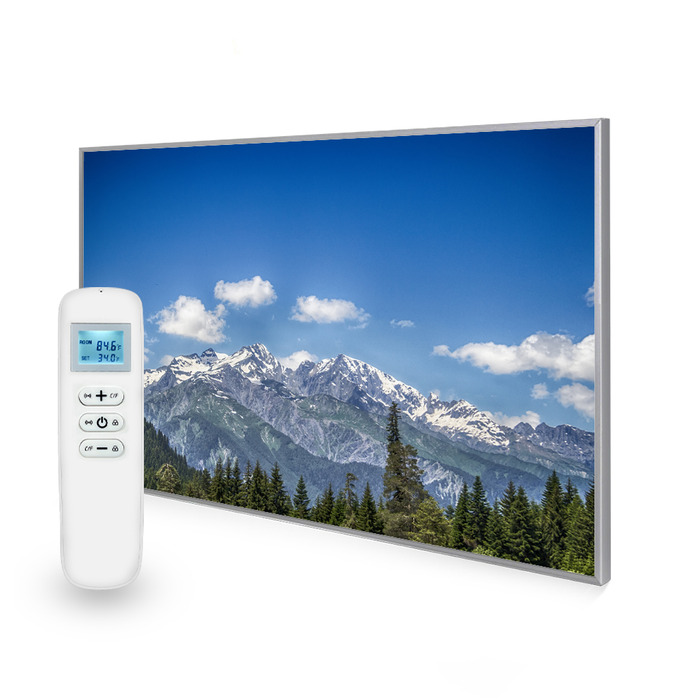 795x1195 Mountain Tops Picture Nexus Wi-Fi Infrared Heating Panel 900W - Electric Wall Panel Heater