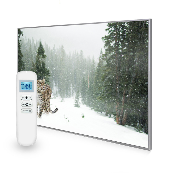 995x1195 Persian Leopard Picture Nexus Wi-Fi Infrared Heating Panel 1200w - Electric Wall Panel Heater