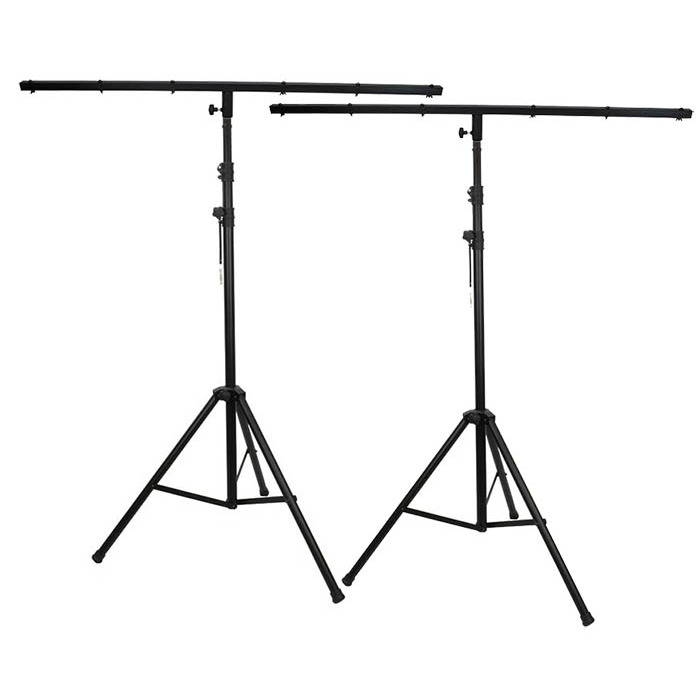 Stage Lighting Stands with T Bar for 6 Fixings Pair of 3. 5M