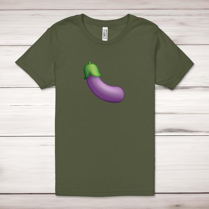 Aubergine Emoji Adult T