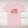 Santa Loves A Ho Adult T-Shirt
