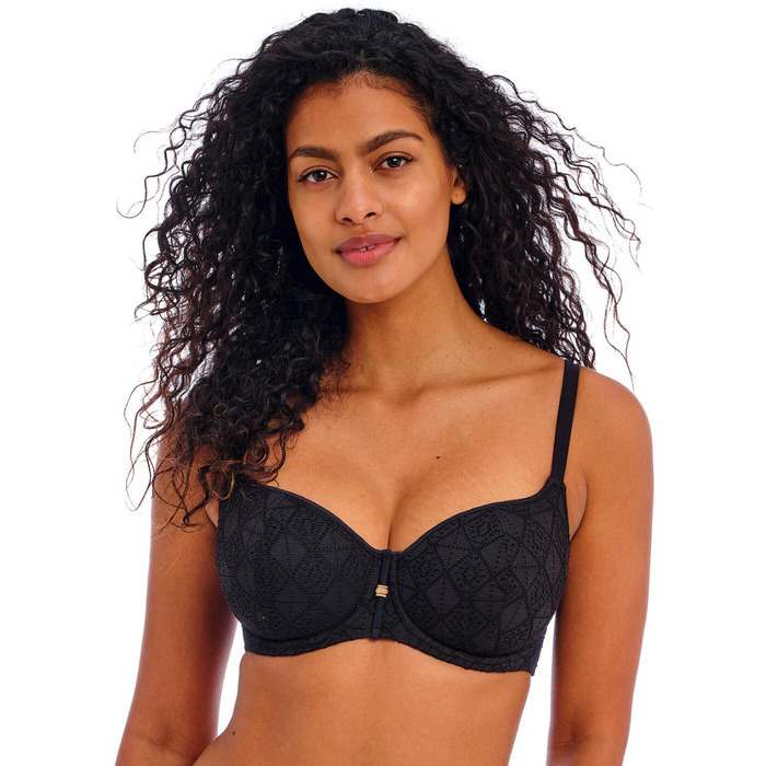 Freya Nomad Nights Sweetheart Bikini Top - Black - 30D