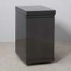 Draco Grills Outdoor Kitchen Black Stainless Steel Single Cabinet with Granite Top