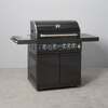 Draco Grills Outdoor Kitchen 4 Burner Black Stainless Steel Gas Barbecue, Without Side Shelves