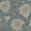 Blomstermala Big Bloom Wallpaper Charcoal Grey Galerie 51009