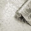 Eleanor Damask Wallpaper Cream Muriva 173514