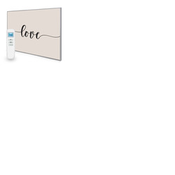 995x1195 Love Quote Nexus Wi-Fi Infrared Heating Panel 1200W - Electric Wall Panel Heater
