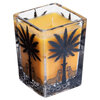 Ortigia Sicilia Ambra Nera Large Square Candle