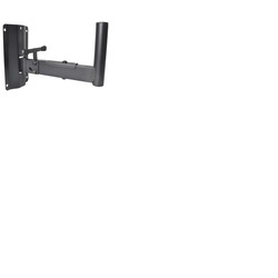 Loudspeaker Wall Bracket with 2 Way Adjustment Black