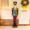 5ft Large Traditional Christmas Nutcracker Soldier with LED Lights