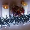 White Multi-Function Christmas Cluster Lights with Green Cable 360, 480, 720, 960 and 2000 LEDs, 2000 LEDs