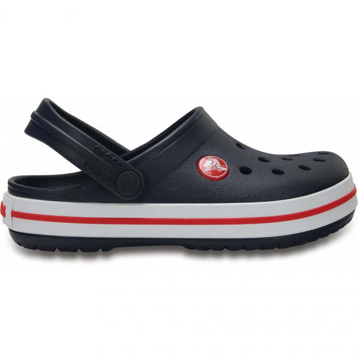 Crocs Kids Crocband Clog Sandals - Navy Blue/Red