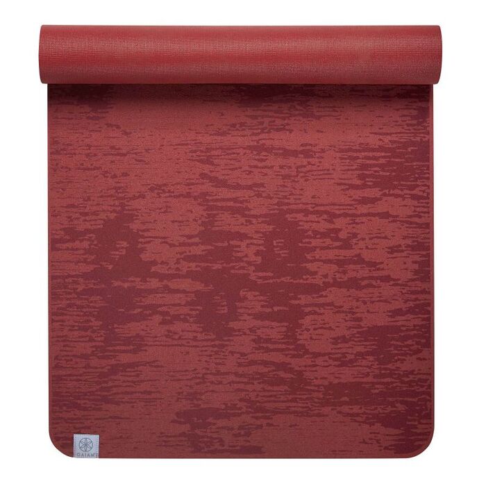 Gaiam Insta-Grip Sunset 6MM Yoga Mat - Red