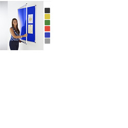 Coloured Frame Tamperproof Noticeboard