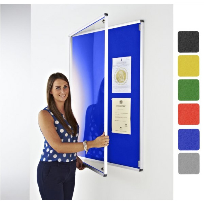 Coloured Frame Tamperproof Noticeboards
