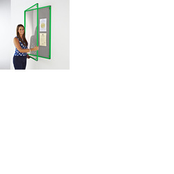 Coloured Frame Tamperproof Noticeboard