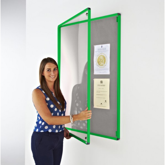 Coloured Frame Tamperproof Noticeboard