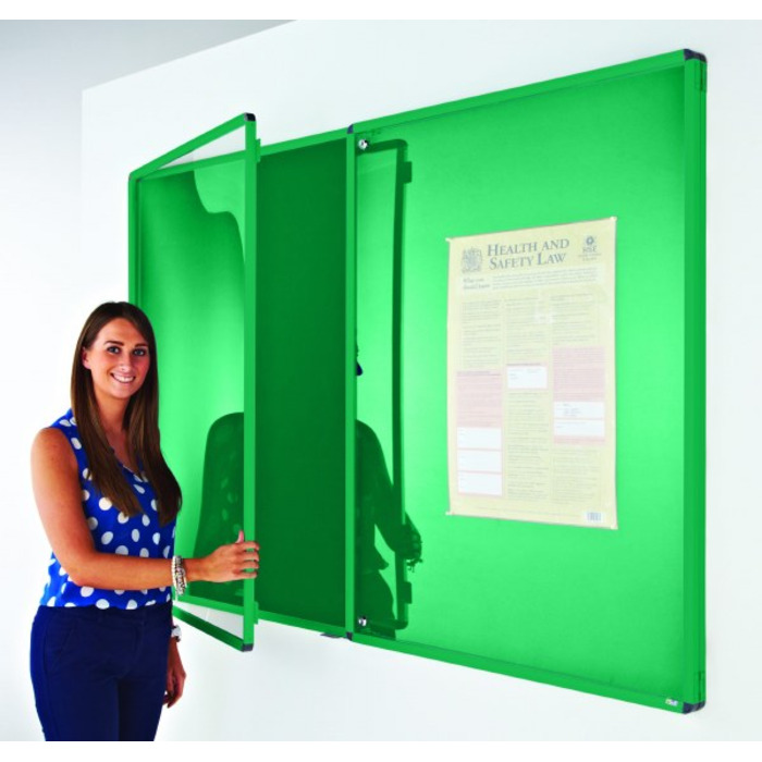 Coloured Frame Tamperproof Noticeboard