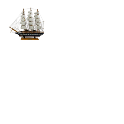 Confection Model Sea Ship 1m Display Stand Assembled 48cm Handmade