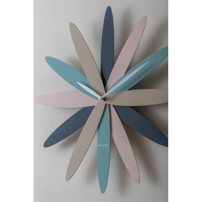 Wall Clock Bloom - Multicolor