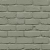 Painted Brick Wallpaper Sage Green Fine Decor FD43603