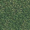 William Morris At Home Willow Bough Wallpaper Deep Green 124247