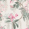 Suki Floral Textured Wallpaper Pink / Cream Belgravia 2163