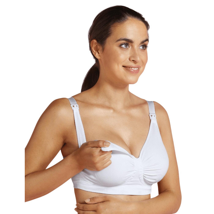 Carriwell Nursing Bra with Carri-Gel - White - L - 14
