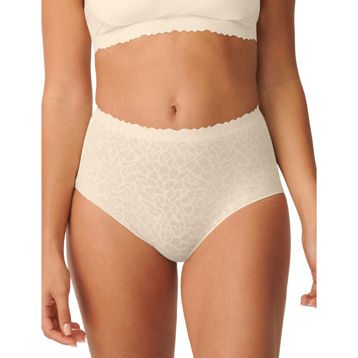 Sloggi Zero Feel Lace 2. 0 High Waist Brief - Angora - XS - 8