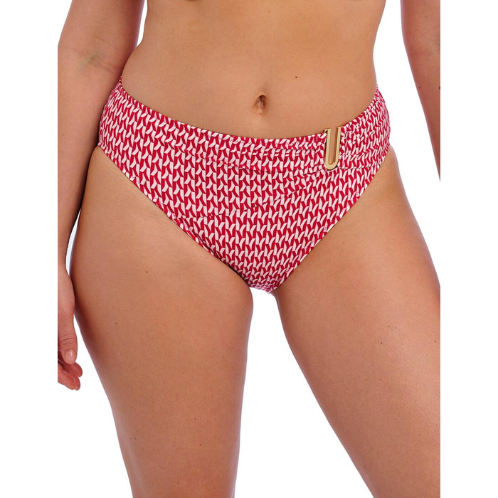 Fantasie Koh Lipe Mid Rise Bikini Brief - Radiant Red - 2XL - 18
