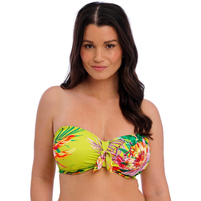 Fantasie Cala Macarella Underwired Bandeau Bikini Top - Zest - 30D