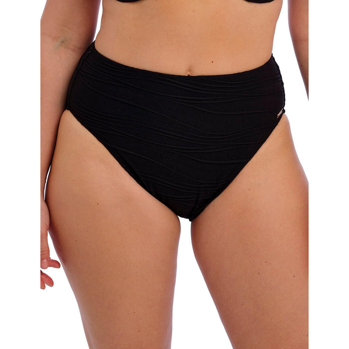 Fantasie Beach Waves High Waist Bikini Brief - Black - L - 14