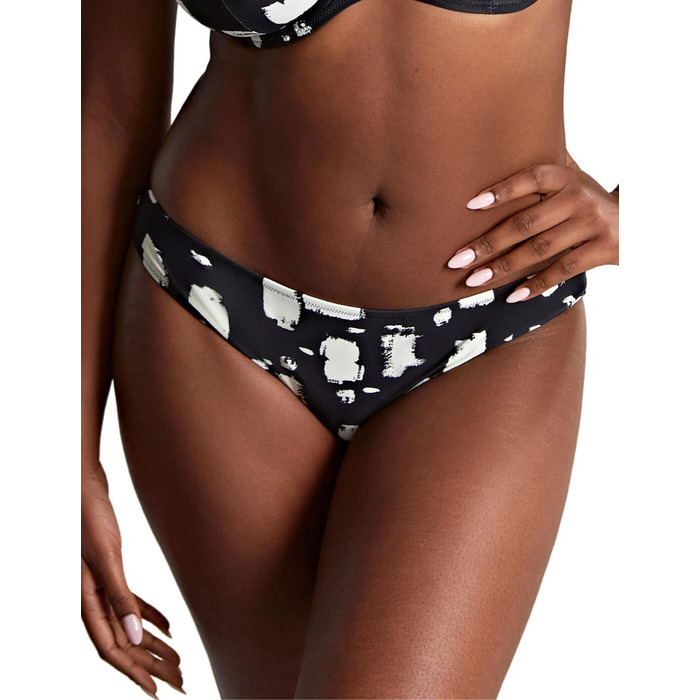 Panache Classic Bikini Brief - Black Sand Print - S - 10