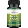 Swanson Premium Pepsin & Okra | 90 Capsules