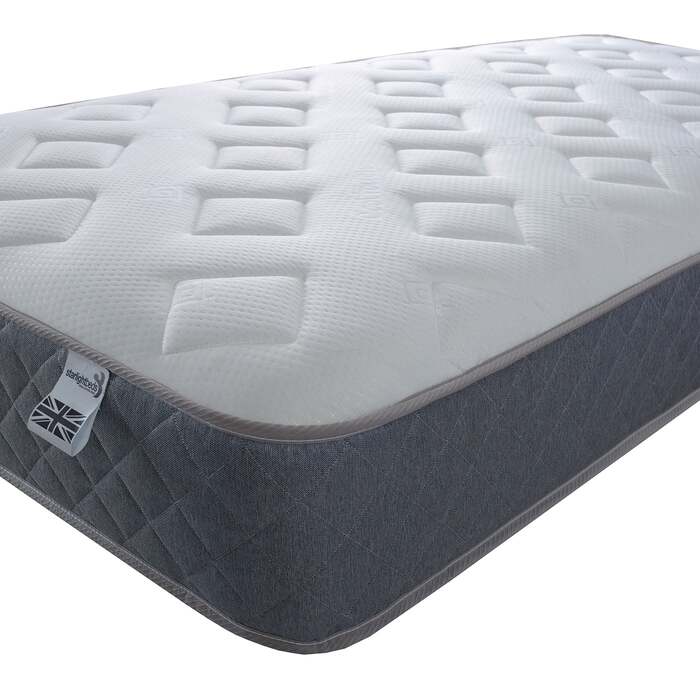 Starlight Beds Jump Jack Hybrid Spring & Memory Foam Mattress with Cool Touch Cover - 2ft6 Small Single Mattress (75cm by 190cm)