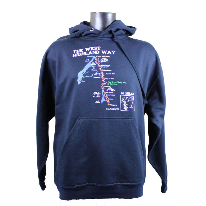 West Highland Way Adult Hoodie M Navy