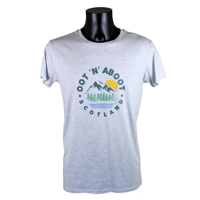Sonsie Face Oot 'N' Aboot Scotland T-shirt 2XL