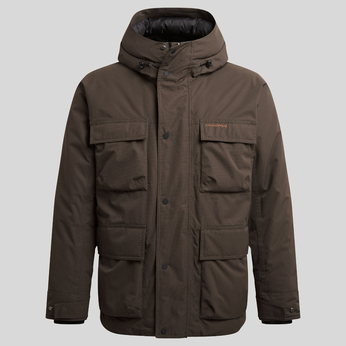 Craghoppers Men's National Trust Hamps Waterproof Jacket Woodland Green XL