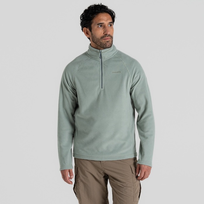 Craghoppers Men's Corey VI Half Zip Fleece Soft Sage 2XL
