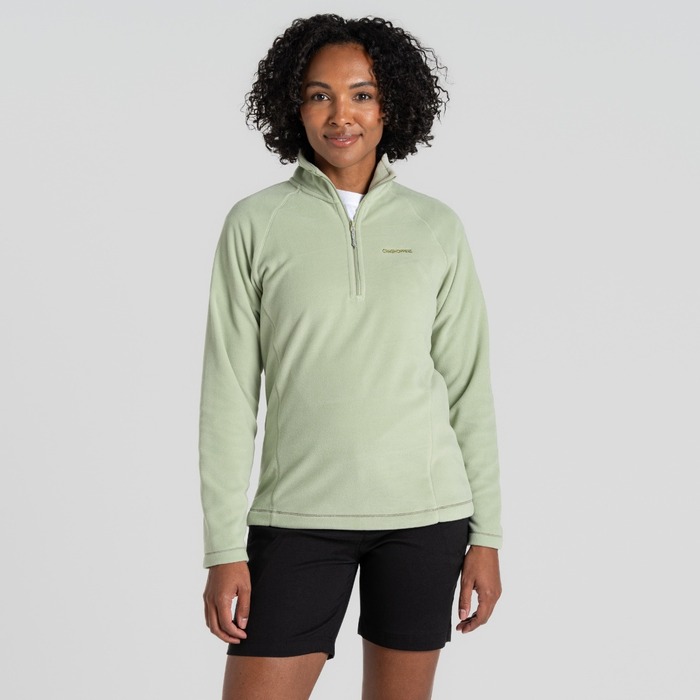 Craghoppers Women's Miska VI Half Zip Fleece Bud Green 10