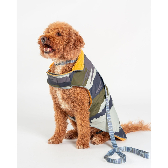 Saltrock 'Waga' Water Resistant Padded Dog Jacket Green Camo XL