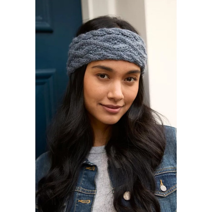 Pachamama Enniskerry Merino Headband Slate Blue