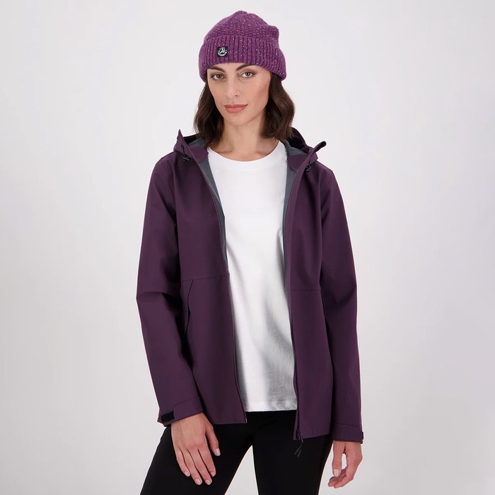 Swanndri Women's Wellington Rain Jacket Dark Plum 8
