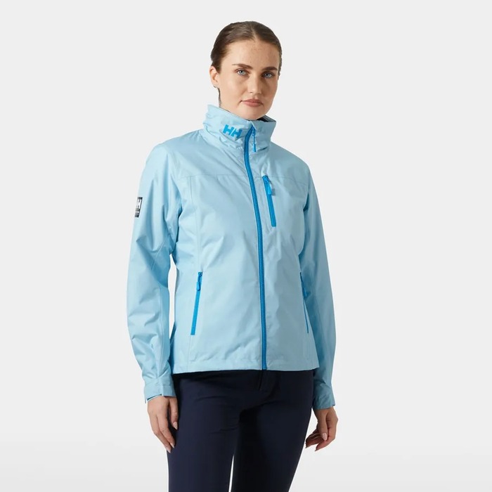 Helly Hansen Women's Crew Hooded Pile Jacket Light Cyan L